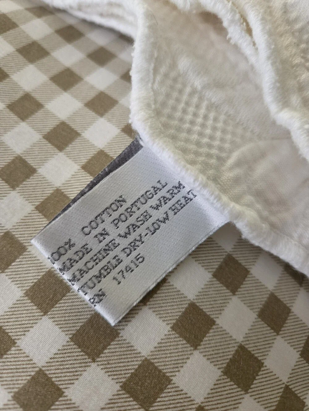 SFERRA 100% Cotton White Alice Coverlet + 2 Euro Shams With Scalloped Edges